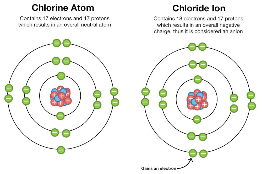 Ions vs. Atoms