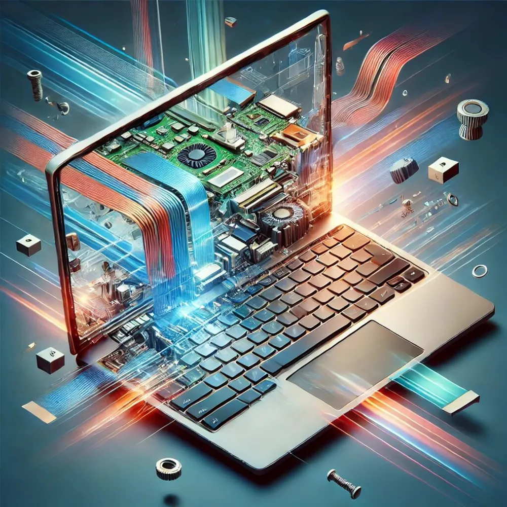 Open Laptop Keyboard