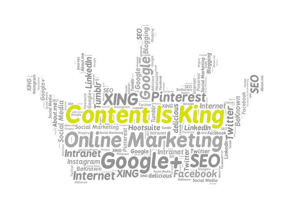 Content marketing builds