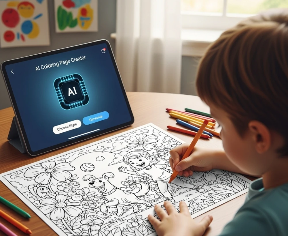 Coloringbook.ai AI-Powered Custom Coloring Pages