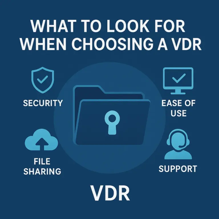 What to look for when choosing a VDR​