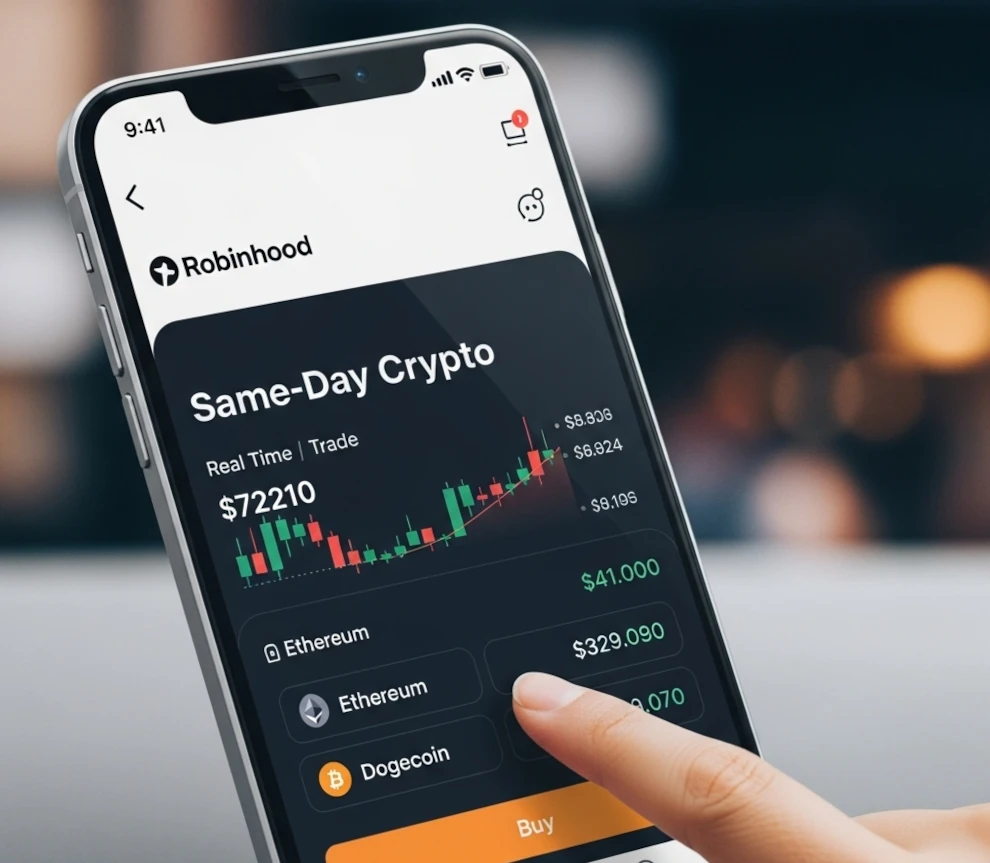 Robinhood Same-Day Crypto