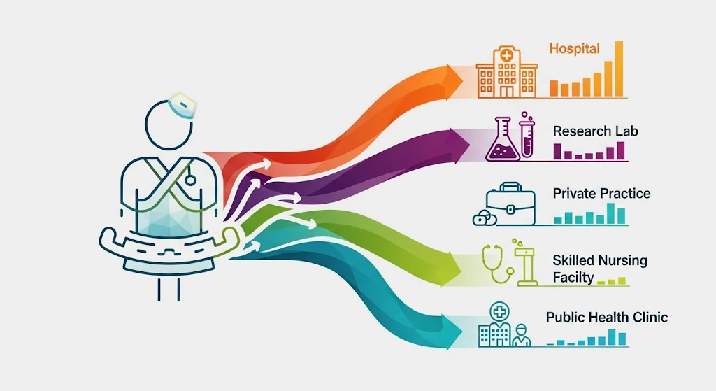 Salary by Industry for an Ultrasound Technician‍