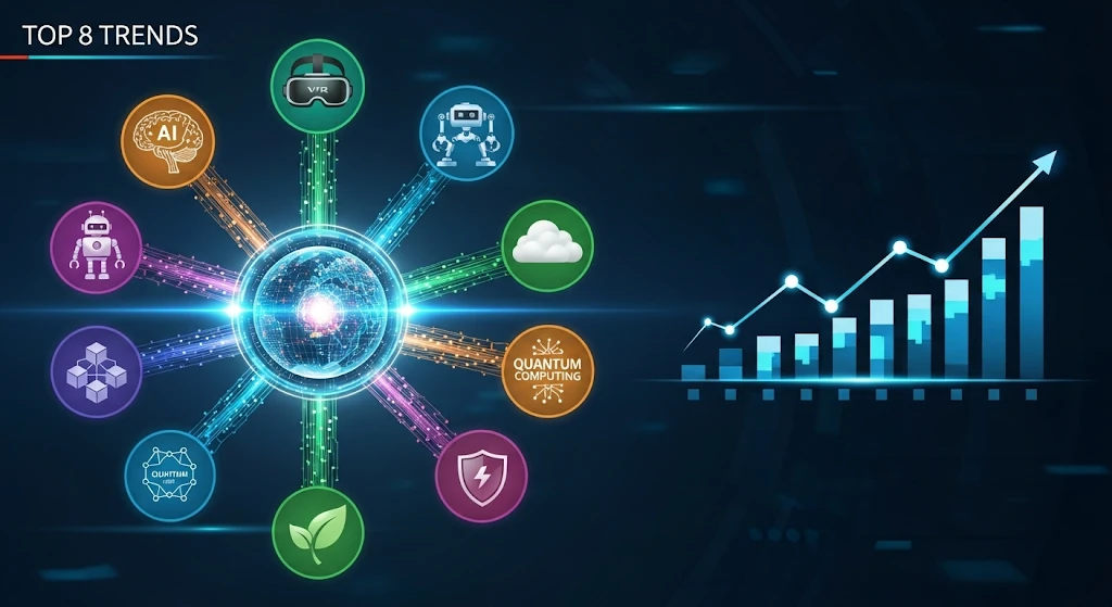 Top 8 Trends in the world of Technology