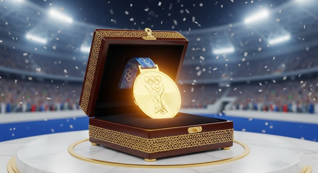 What is in the Box Given to Olympic Medalists