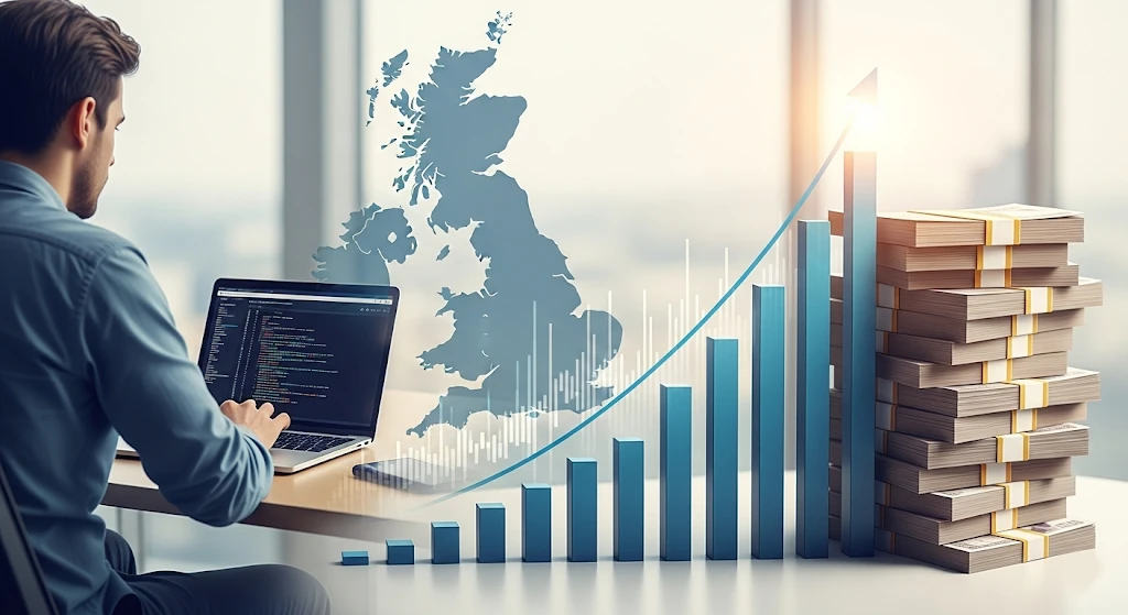 What is the average salary of software developers in the UK
