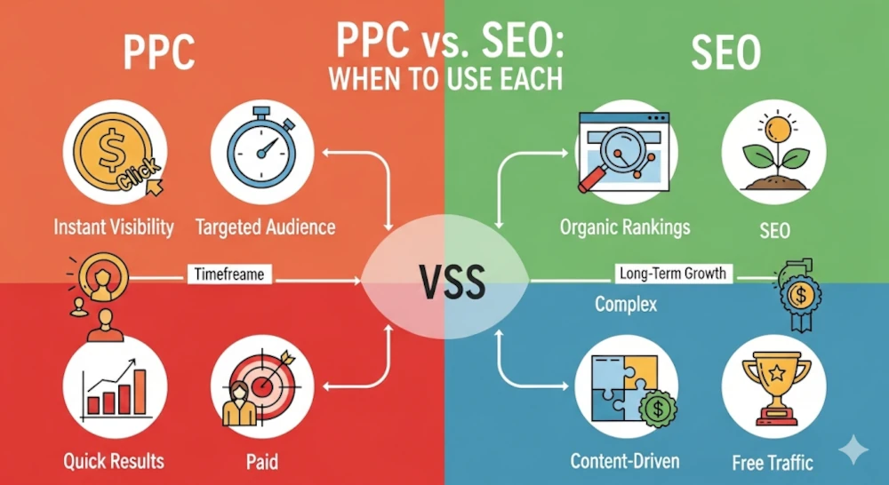 When to Use PPC and When to Stick with SEO