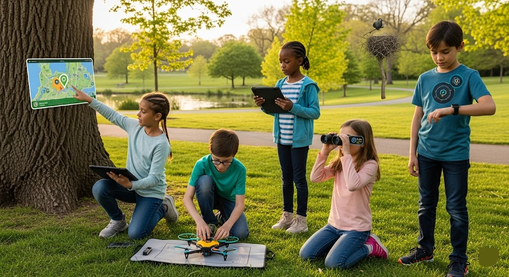 Which Are Tech Activities Outdoor For Kids