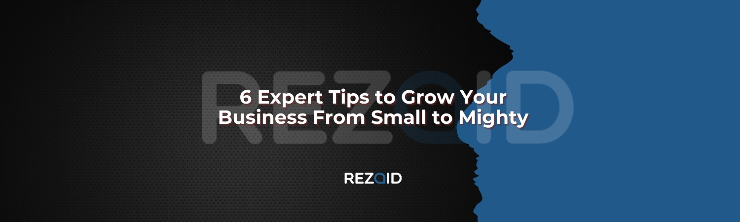 6 Expert Tips to Grow Your Business From Small to Mighty