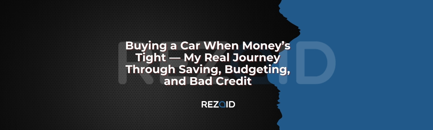 Buying a Car When Money’s Tight — My Real Journey Through Saving, Budgeting, and Bad Credit