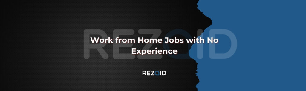 Work from home jobs with no experience