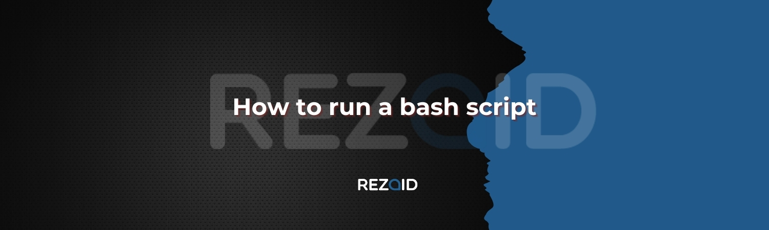 how to run bash scrip
