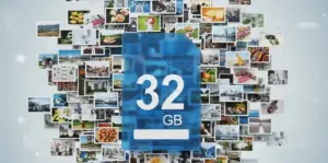 How many photos can 32 GB hold​