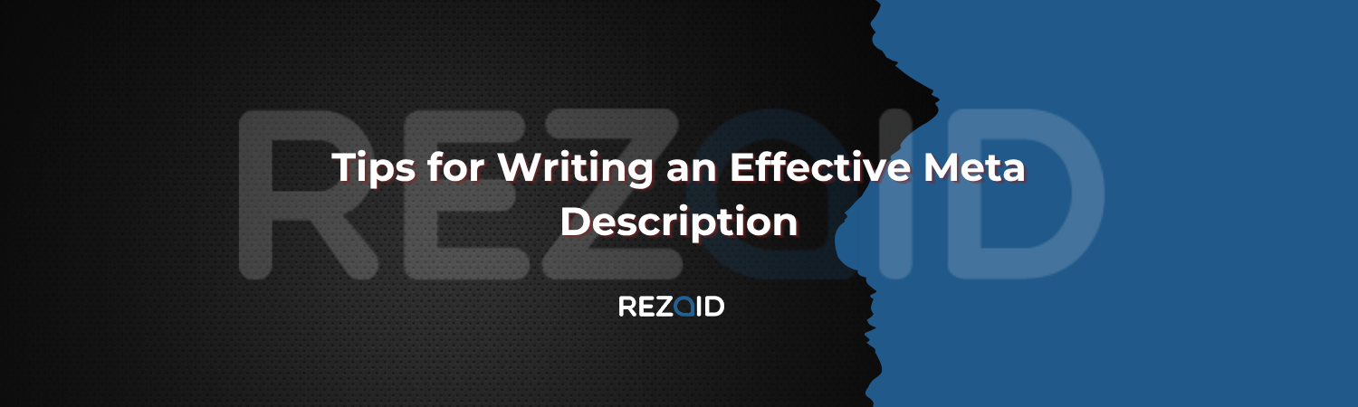 Tips for Writing an Effective Meta Description