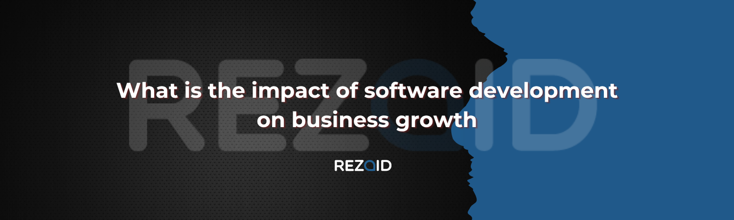 What is the impact of software development on business growth